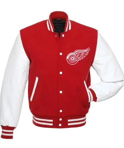 Detroit Red Wings Baseball Wool Jacket