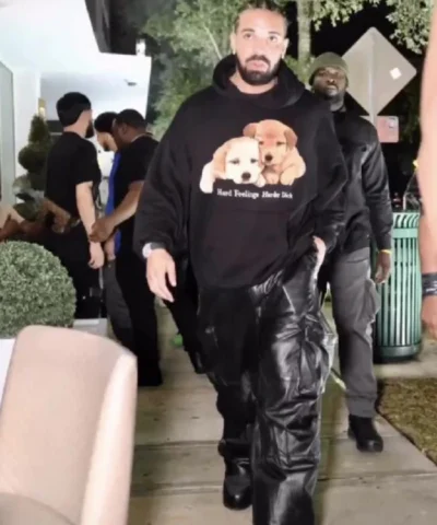 Shop Drake Hard Feelings Harder D-ck Black Hoodie