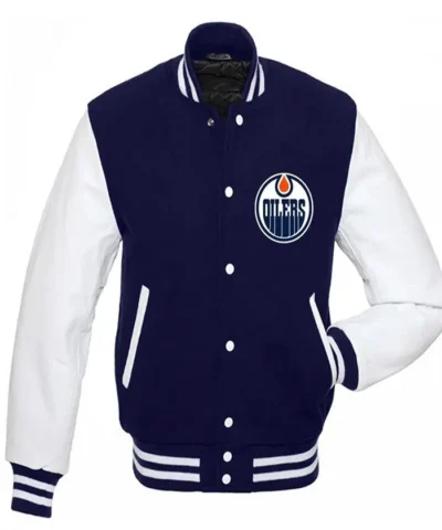 Edmonton Oilers Varsity Wool Jackets
