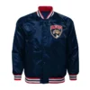 Ace Defender Youth Florida Panthers Navy Full-Snap Jacket