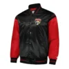 Global Series Florida Panthers BlackRed Full-Snap Varsity Jacket