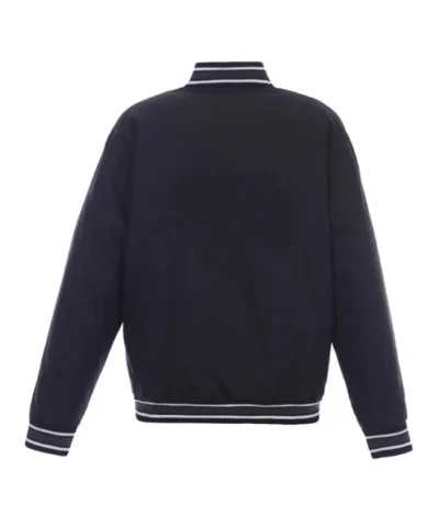 Dallas Mavericks Navy Poly-Twill Front-Hit Jacket