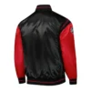 Florida Panthers Global Series BlackRed Varsity Satin Jacket