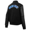 Golden State Warriors Classic Varsity Full-Snap Black Jacket