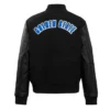 Classic Golden State Warriors Black Varsity Jacket