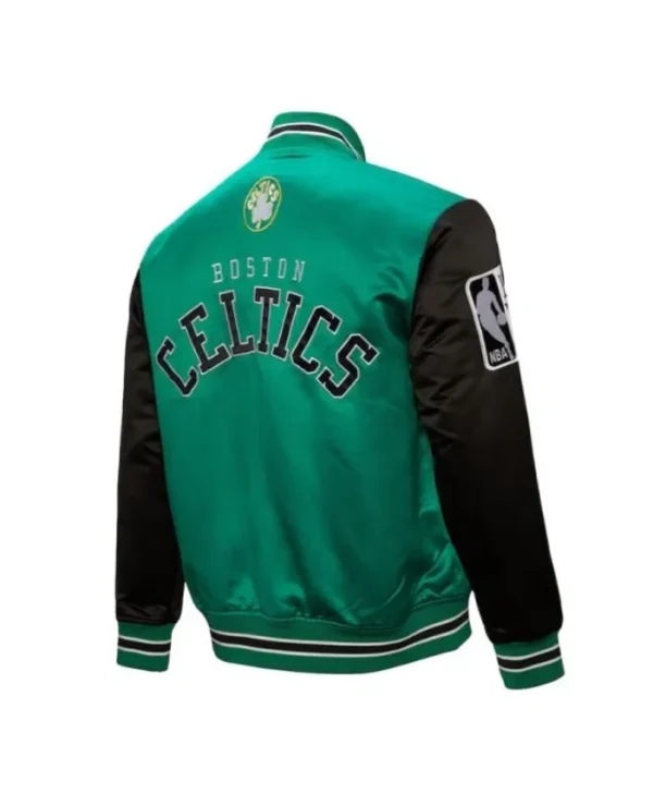 Primetime Boston Celtics Green and Black Jacket