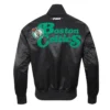 GreenBlack Boston Celtics Souvenir Full-Snap Satin Jacket