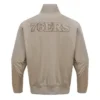 Shop Neutral Philadelphia 76ers Full-Zip Twill Cotton Jacket