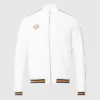 Shop White Gulf Zip-Up Track Jacket