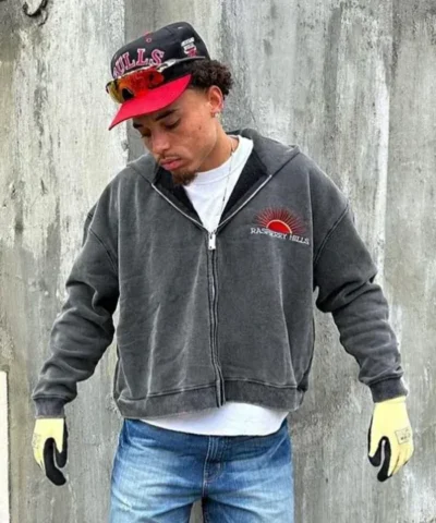 Shop Gv Gallery Raspberry Hills Zip-Up Hoodie