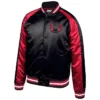 Portland Trail Blazers Hardwood Classics Full-Snap Satin Black Jacket
