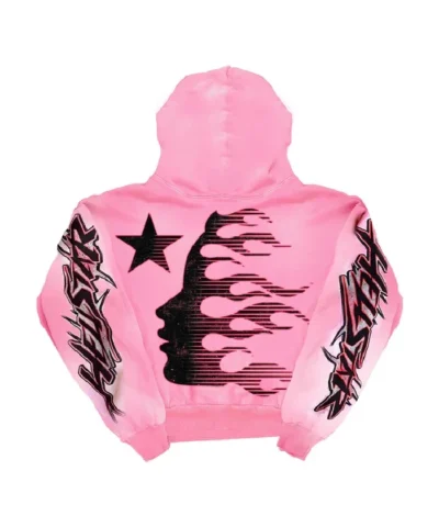 Hellstar Brainwashed Without Brain Hoodie Pink - Recreated