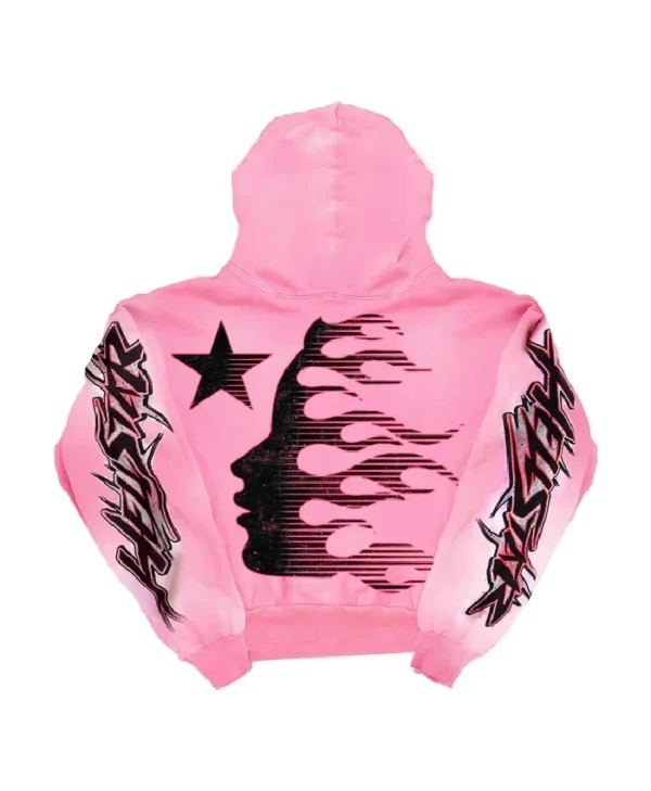 Hellstar Brainwashed Without Brain Hoodie Pink - Recreated