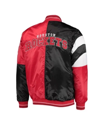 75th Anniversary Houston Rockets Leader BlackRed Jacket