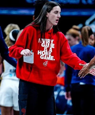Shop Indiana Fever Caitlin Clark Red Pullover Hoodie