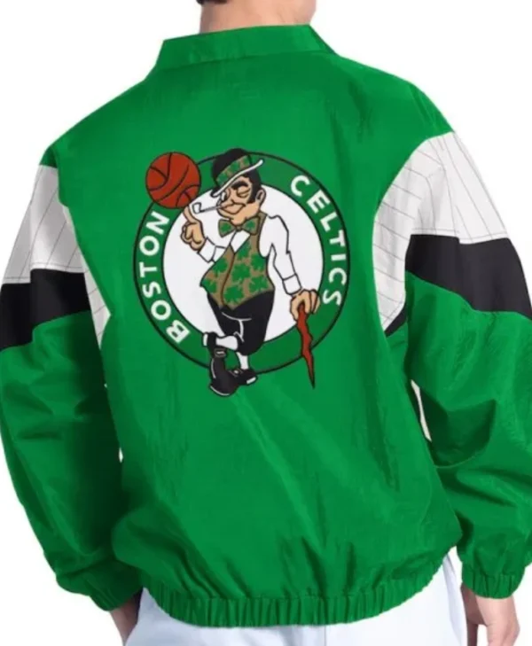 Boston Celtics Yard Line Kelly Green Full-Zip Jacket