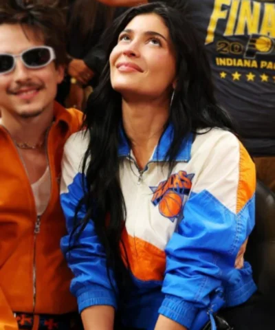 Buy Kylie Jenner Knicks Game Six Vintage Jacket