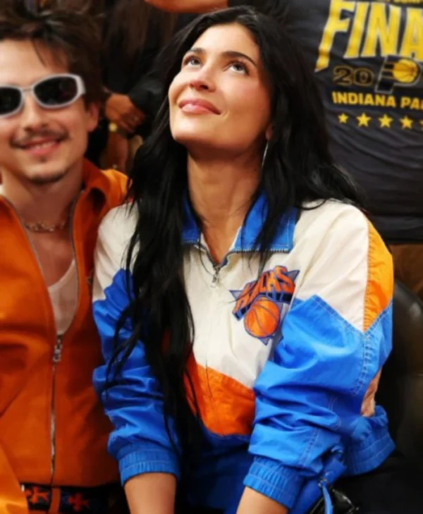 Buy Kylie Jenner Knicks Game Six Vintage Jacket