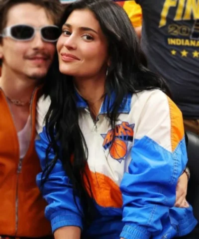 Buy Kylie Jenner Knicks Game Six Vintage Jacket