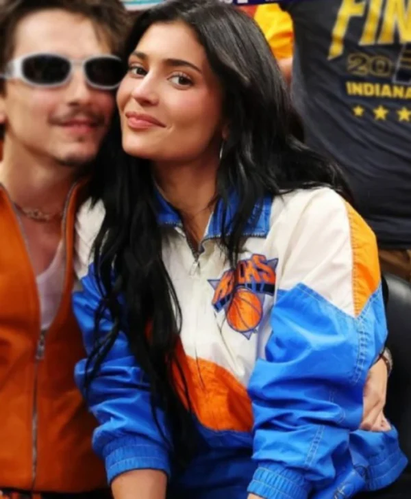 Buy Kylie Jenner Knicks Game Six Vintage Jacket
