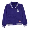 Womens LA Dodgers Throwback Satin Jacket