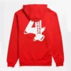 4Hunnid Worldwide Red Hoodie