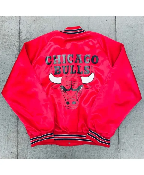 1990’s Chicago Bulls Locker Line Red Satin Jacket