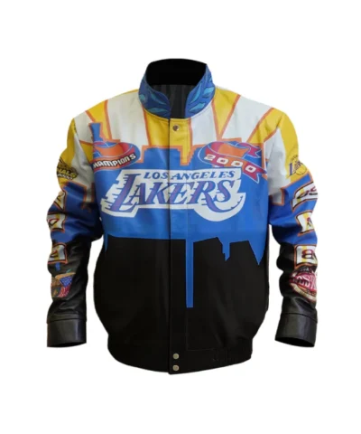 Jeff Hamilton Los Angeles Lakers 2000 Championship Leather Jacket