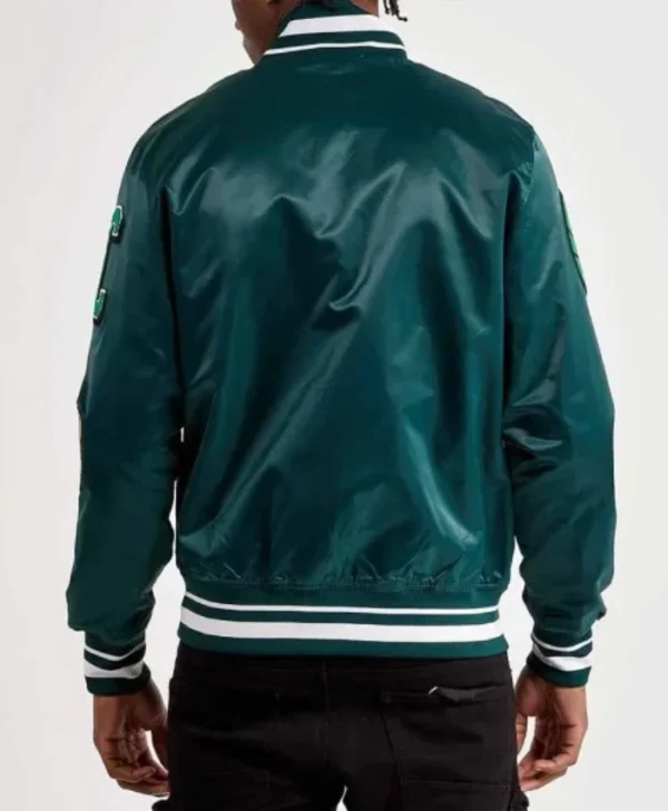 Boston Celtics Mash Up Satin Green Jacket
