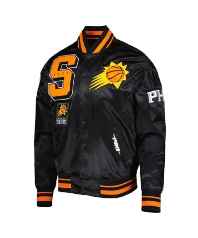 Phoenix Suns Mash Up Full-Snap Satin Jacket