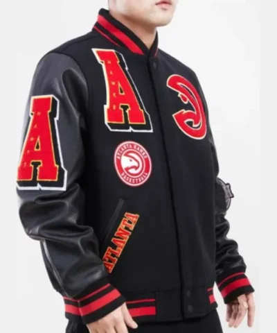 Atlanta Hawks Mashup Black Jacket