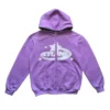 Men and Women 4tune Full Zip Purple Hoodie