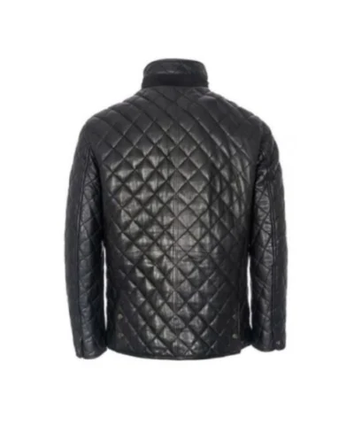 Biker Luxe Black Leather Jacket for Men
