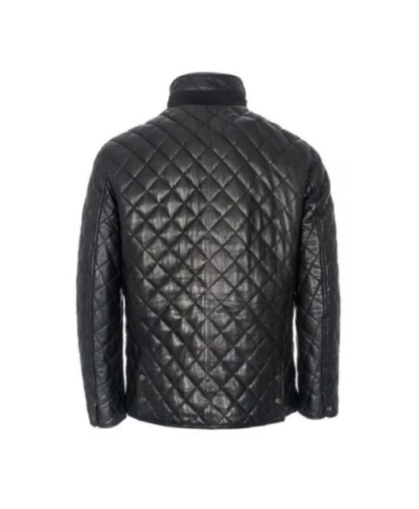 Biker Luxe Black Leather Jacket for Men