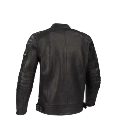 Men’s Real Leather Black Biker Motorcycle Jacket