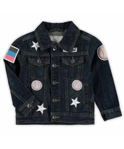 Miami Marlins Toddler Button-Up Denim Jacket
