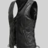 Midnight Ride Leather Vest For Women