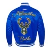 202425 Milwaukee Bucks City Edition Chenille Jacket