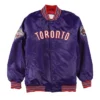 NBA All Star 2000 Toronto Raptors Full-Snap Purple Jacket