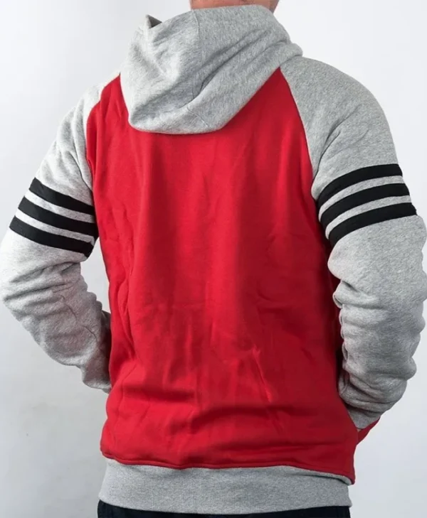 NBA Chicago Bulls Grey Fleece Hoodie