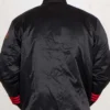 NBA Chicago Bulls Black Striped Satin Jacket