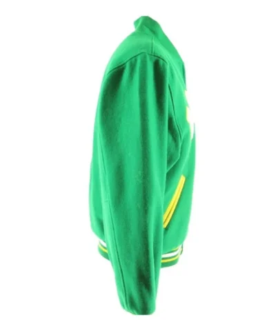 NBA Classic Boston Celtics Green Varsity Full-Zip Wool Jacket