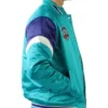 Shop Charlotte Hornets Eastern Aqua Satin Jacket
