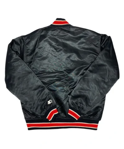 90’s Miami Heat Black Satin Jacket