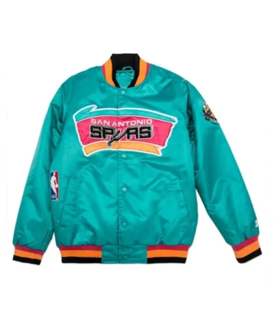 NBA San Antonio Spurs Bomber Satin Jacket