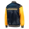 Nashville Predators Blue and Yellow Satin Jacket