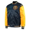 Denver Nuggets Varsity Full-Snap Satin Jacket