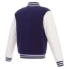 Cleveland Cavaliers Varsity Navy and White Jacket