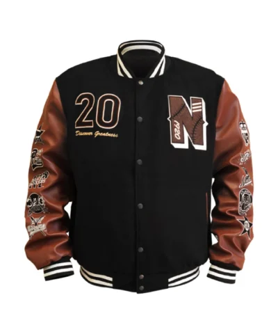 Baseball Negro League Wool Leather Varsity Jacket