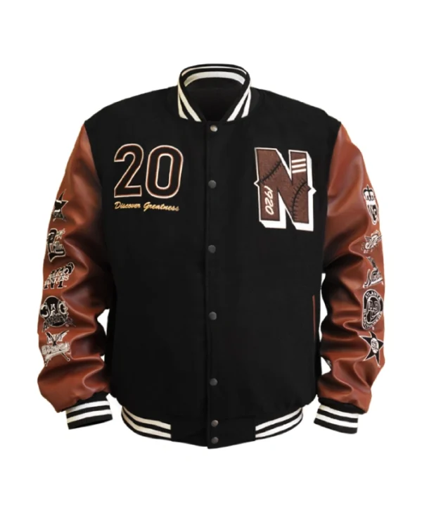 Baseball Negro League Wool Leather Varsity Jacket